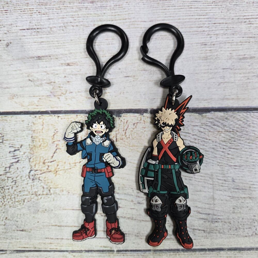 My Hero Academia Bakugo Hero Izuku Acrylic Anime Keychain Bundle Of 2 Lot